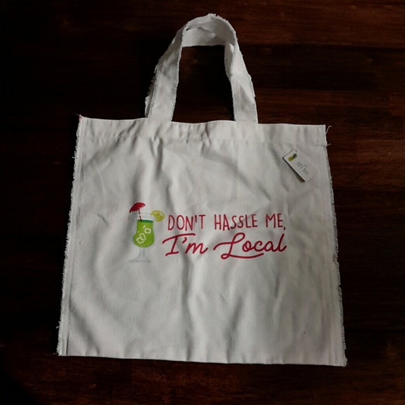Canvas tote bag 'Don't Hassle me, I'm Local!' - Picture 1 of 4